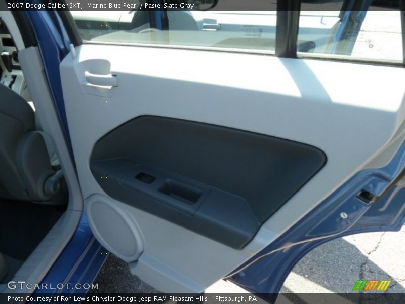 Marine Blue Pearl / Pastel Slate Gray 2007 Dodge Caliber SXT