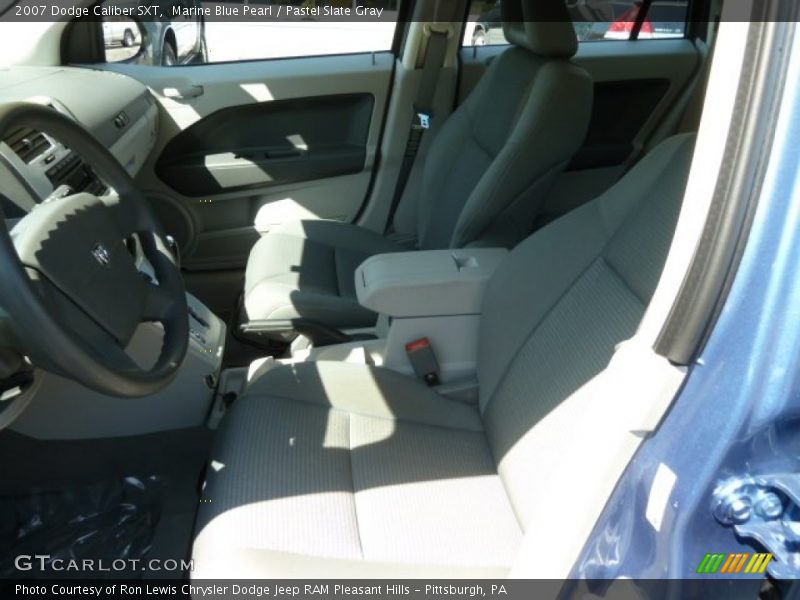Marine Blue Pearl / Pastel Slate Gray 2007 Dodge Caliber SXT