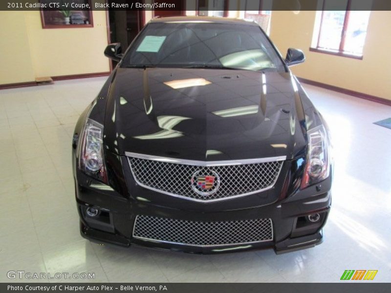 Black Raven / Ebony/Saffron 2011 Cadillac CTS -V Coupe