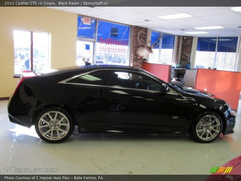 Black Raven / Ebony/Saffron 2011 Cadillac CTS -V Coupe