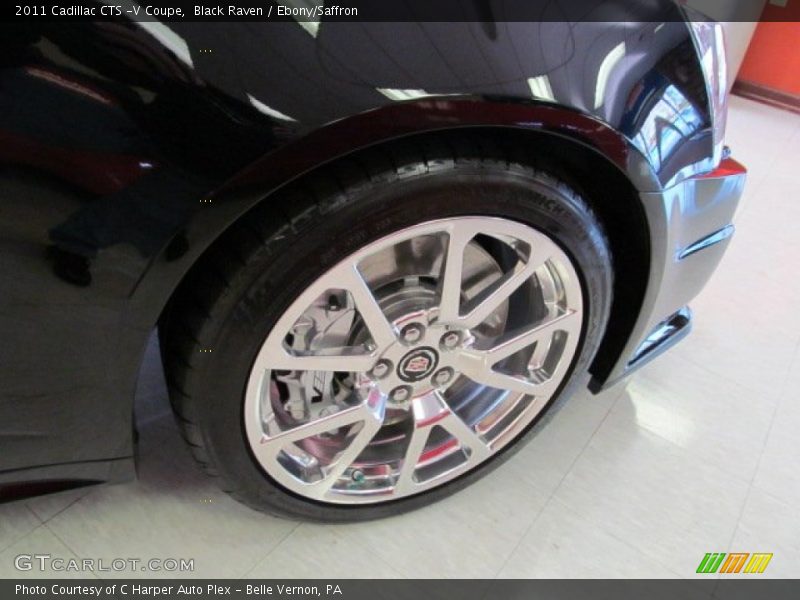 Black Raven / Ebony/Saffron 2011 Cadillac CTS -V Coupe