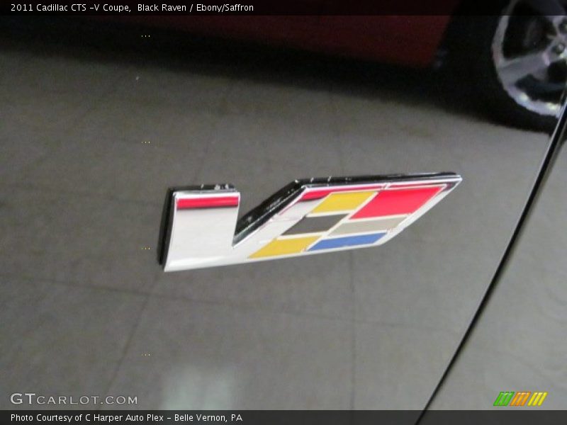 Black Raven / Ebony/Saffron 2011 Cadillac CTS -V Coupe