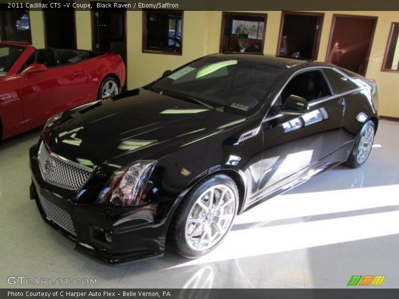 Black Raven / Ebony/Saffron 2011 Cadillac CTS -V Coupe
