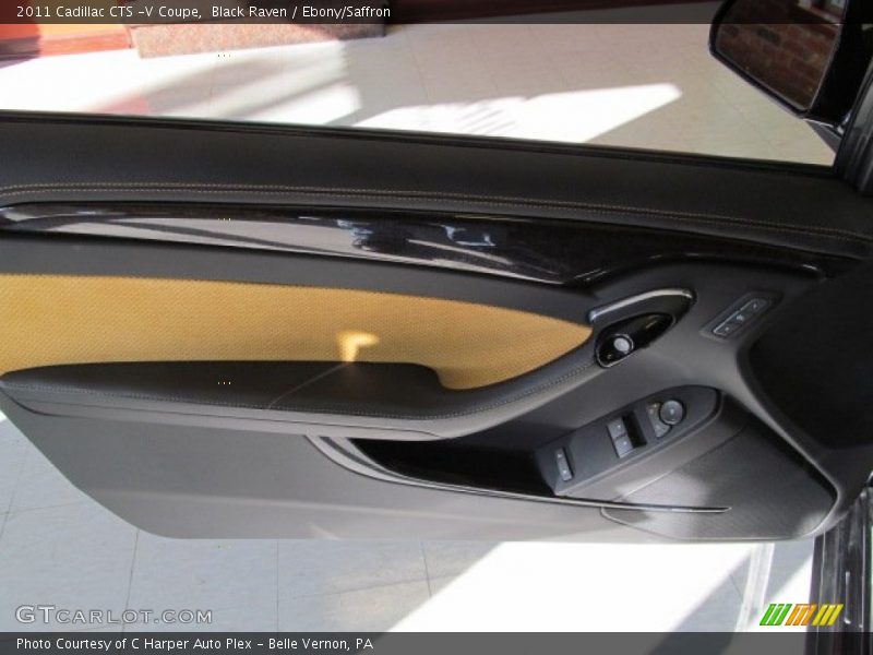 Black Raven / Ebony/Saffron 2011 Cadillac CTS -V Coupe