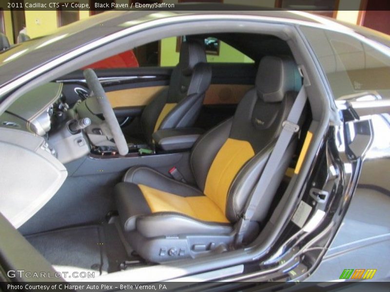 Black Raven / Ebony/Saffron 2011 Cadillac CTS -V Coupe