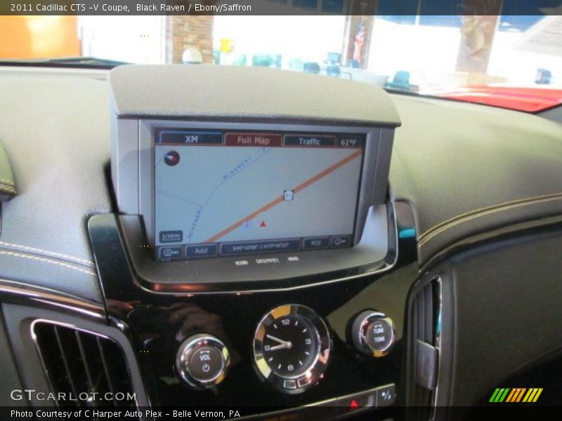 Black Raven / Ebony/Saffron 2011 Cadillac CTS -V Coupe