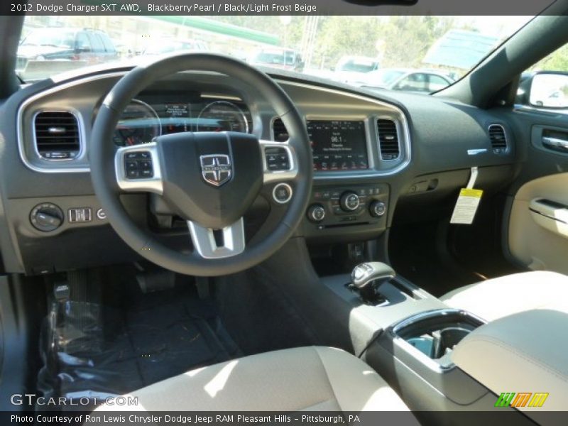Dashboard of 2012 Charger SXT AWD