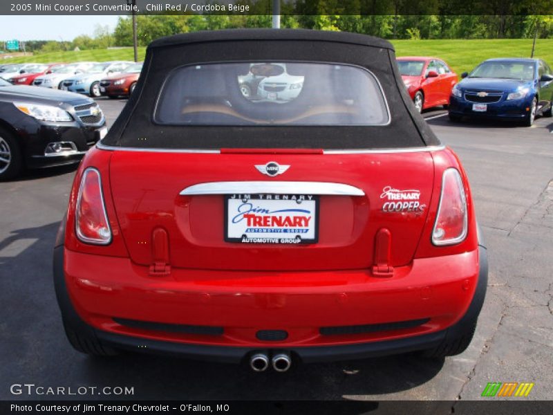 Chili Red / Cordoba Beige 2005 Mini Cooper S Convertible