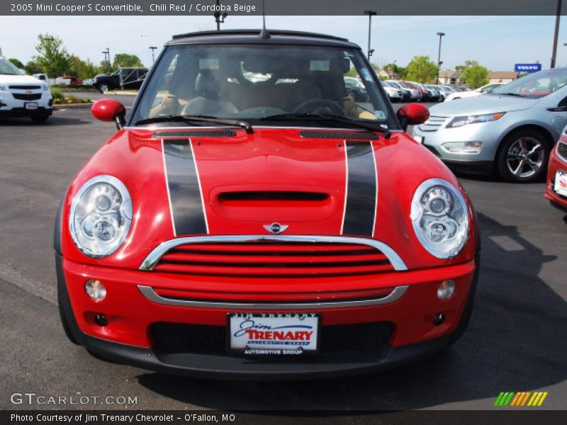 Chili Red / Cordoba Beige 2005 Mini Cooper S Convertible