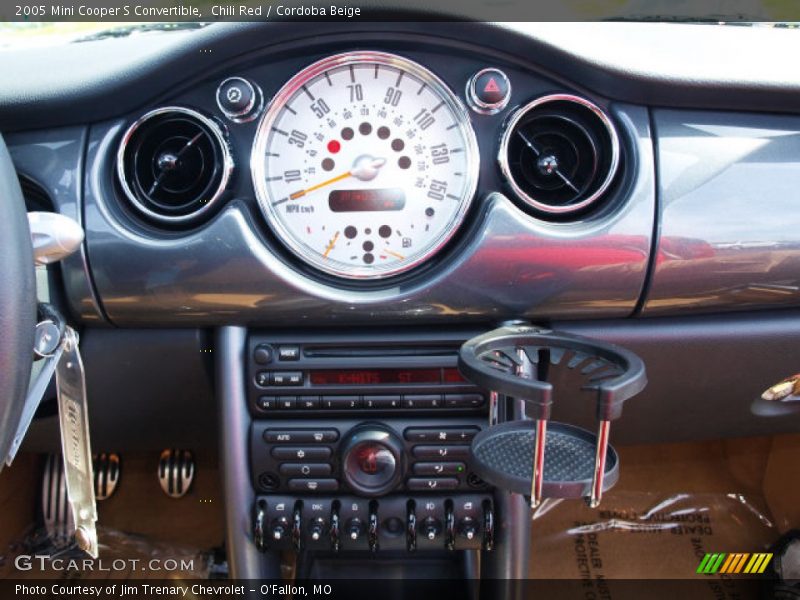 Chili Red / Cordoba Beige 2005 Mini Cooper S Convertible