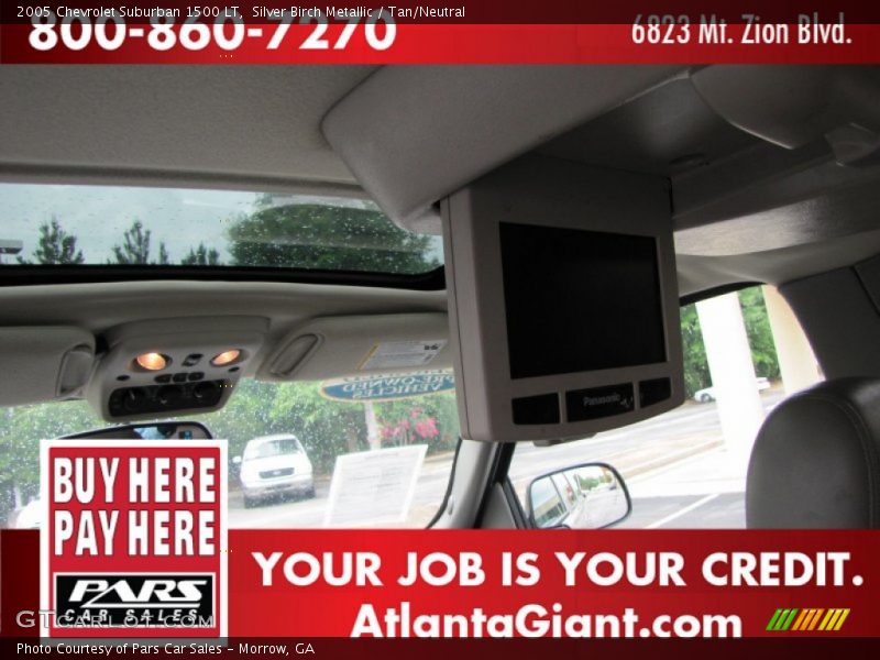 Silver Birch Metallic / Tan/Neutral 2005 Chevrolet Suburban 1500 LT