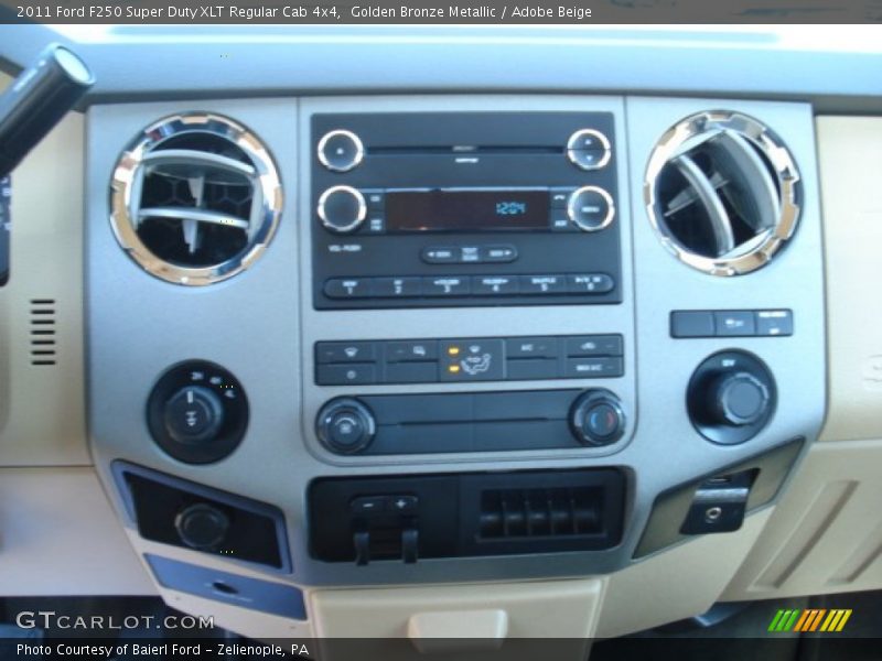 Golden Bronze Metallic / Adobe Beige 2011 Ford F250 Super Duty XLT Regular Cab 4x4