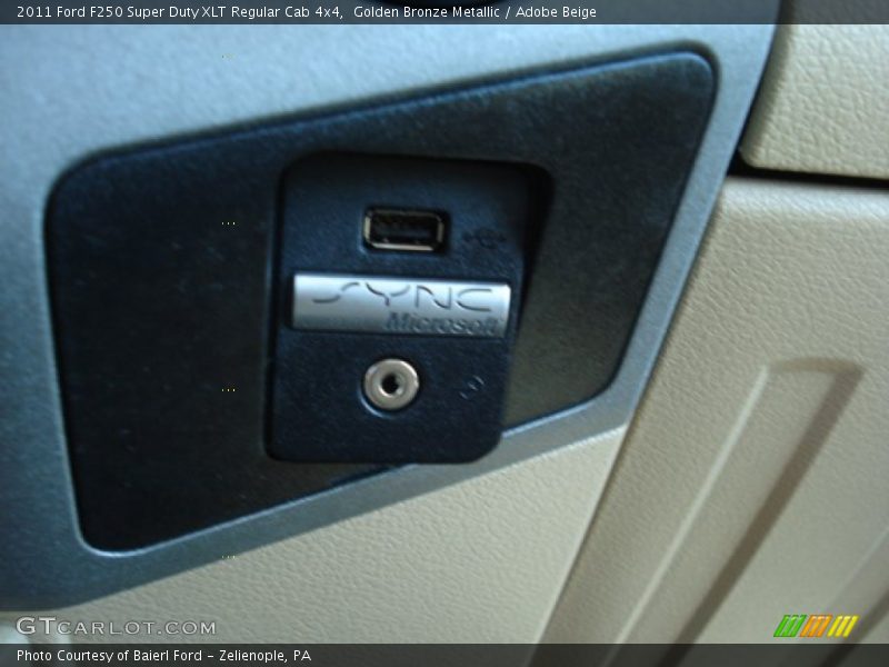 Golden Bronze Metallic / Adobe Beige 2011 Ford F250 Super Duty XLT Regular Cab 4x4