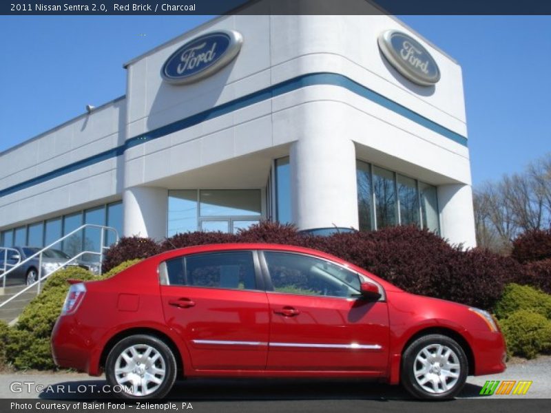 Red Brick / Charcoal 2011 Nissan Sentra 2.0