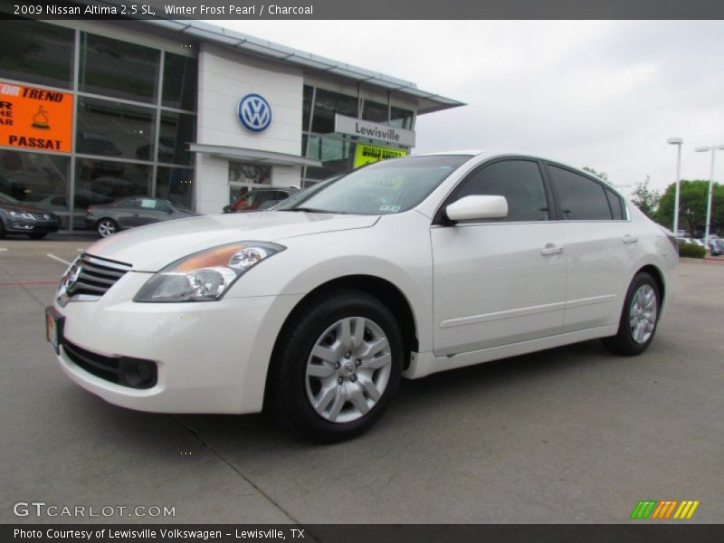 Winter Frost Pearl / Charcoal 2009 Nissan Altima 2.5 SL