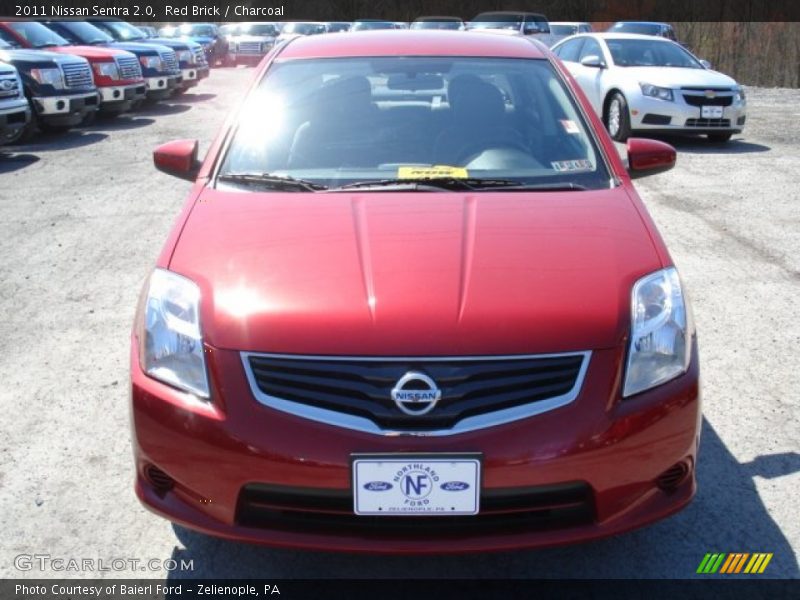 Red Brick / Charcoal 2011 Nissan Sentra 2.0