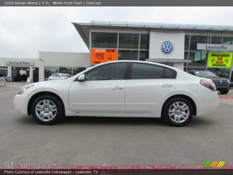 Winter Frost Pearl / Charcoal 2009 Nissan Altima 2.5 SL