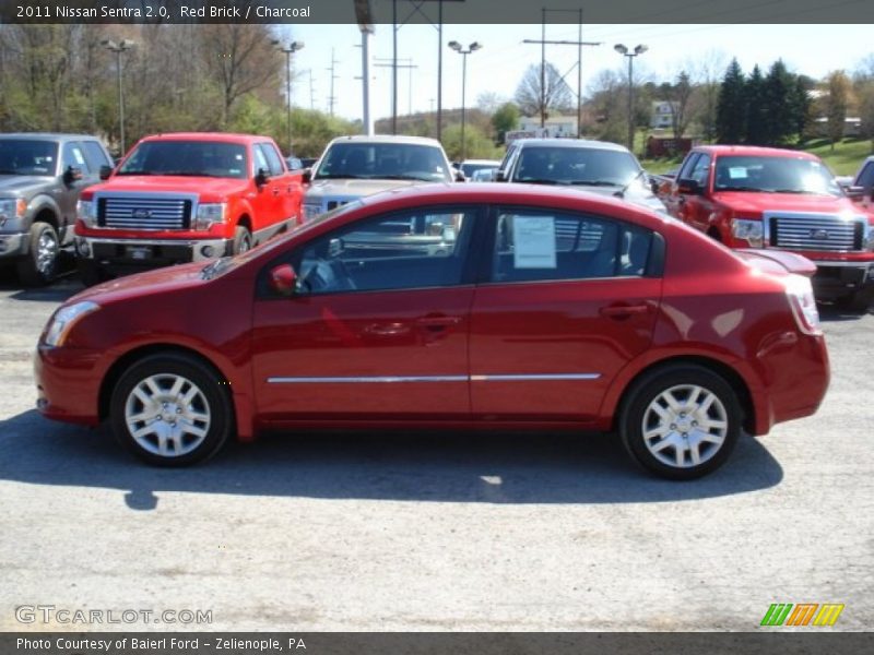 Red Brick / Charcoal 2011 Nissan Sentra 2.0