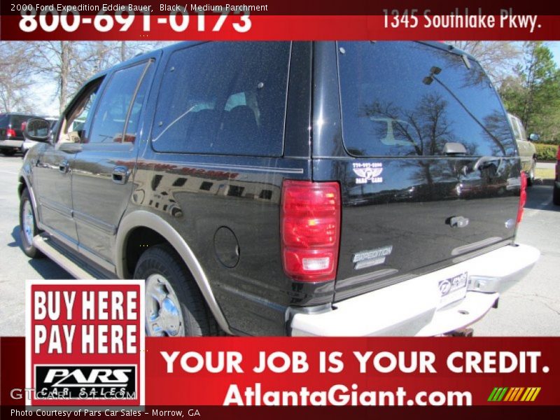 Black / Medium Parchment 2000 Ford Expedition Eddie Bauer
