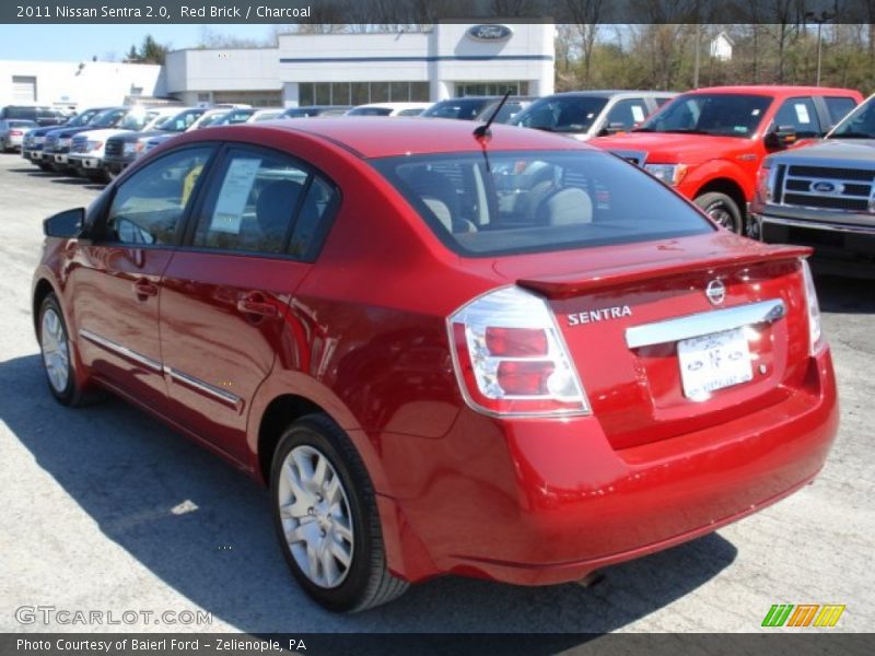 Red Brick / Charcoal 2011 Nissan Sentra 2.0