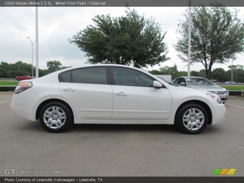 Winter Frost Pearl / Charcoal 2009 Nissan Altima 2.5 SL