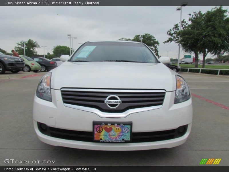 Winter Frost Pearl / Charcoal 2009 Nissan Altima 2.5 SL