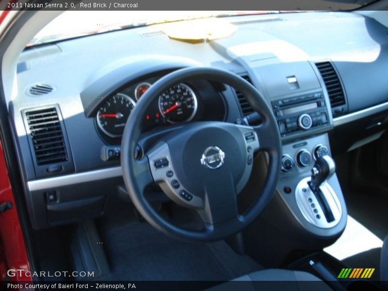 Red Brick / Charcoal 2011 Nissan Sentra 2.0