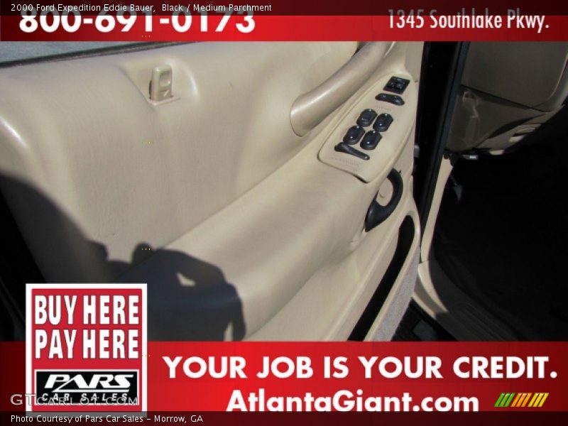 Black / Medium Parchment 2000 Ford Expedition Eddie Bauer