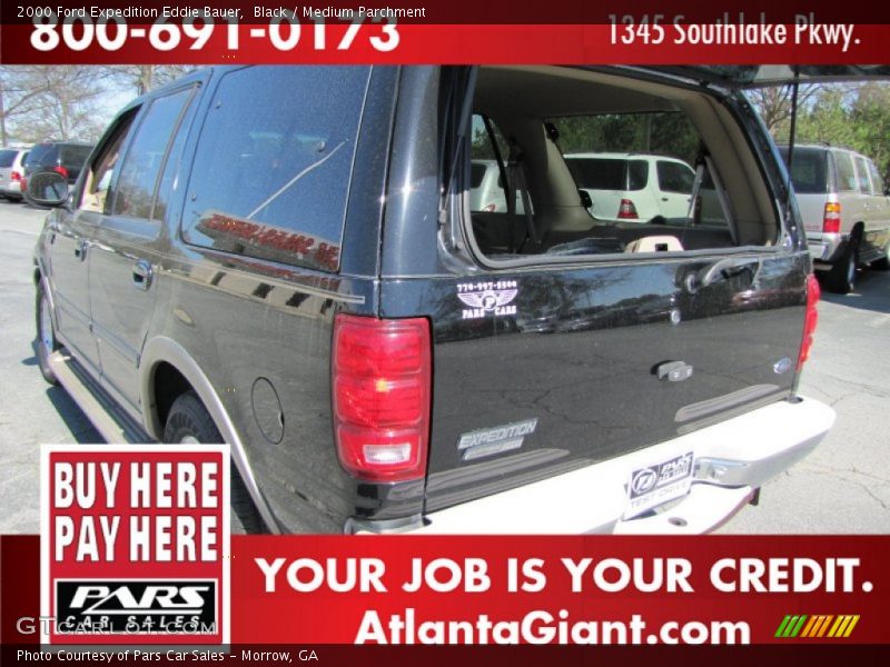 Black / Medium Parchment 2000 Ford Expedition Eddie Bauer