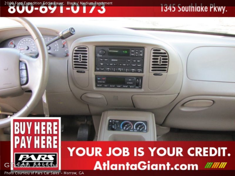 Black / Medium Parchment 2000 Ford Expedition Eddie Bauer