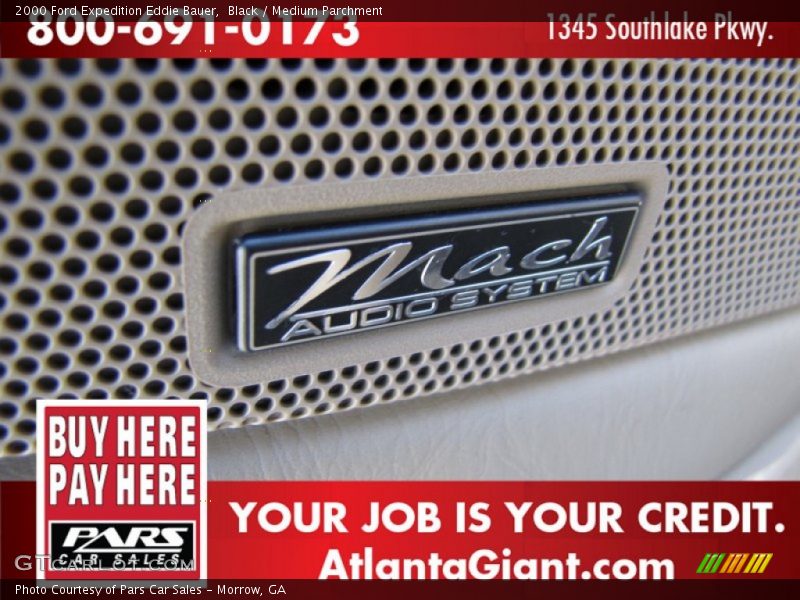 Black / Medium Parchment 2000 Ford Expedition Eddie Bauer