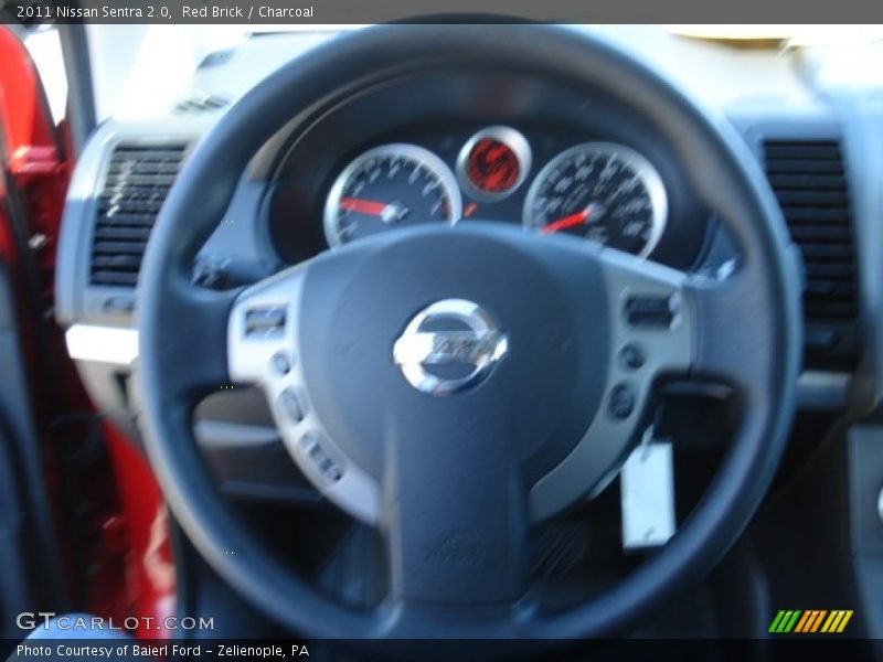 Red Brick / Charcoal 2011 Nissan Sentra 2.0