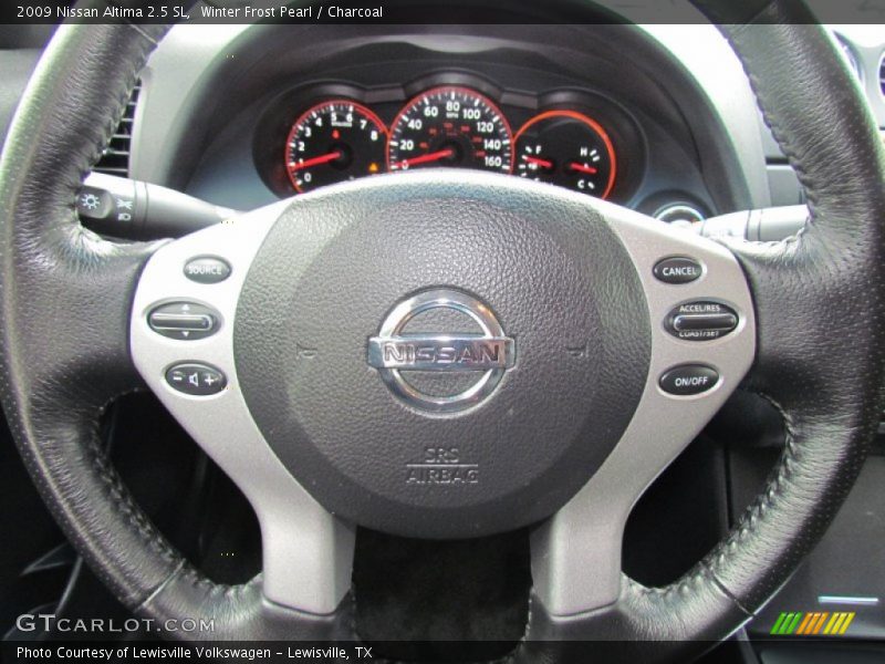 Winter Frost Pearl / Charcoal 2009 Nissan Altima 2.5 SL