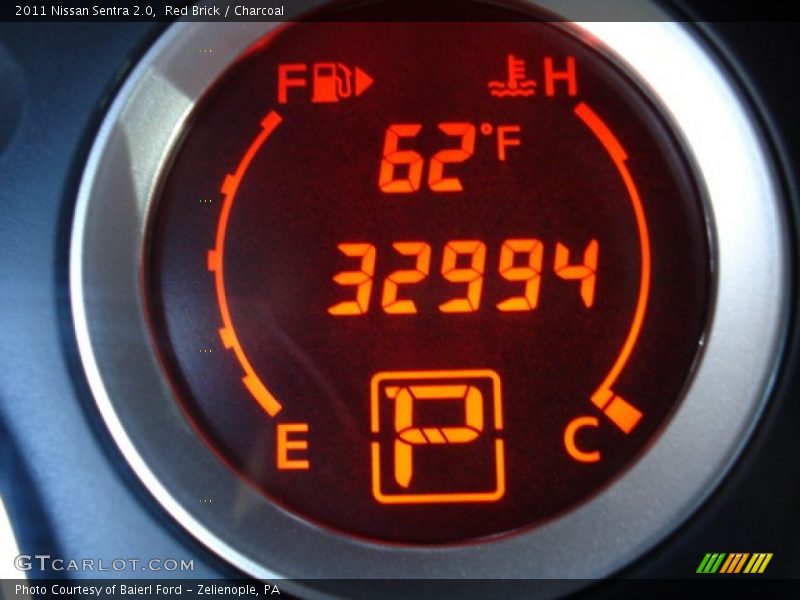 Red Brick / Charcoal 2011 Nissan Sentra 2.0