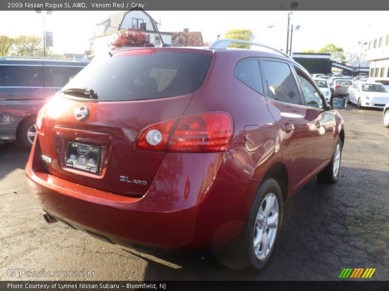 Venom Red / Gray 2009 Nissan Rogue SL AWD
