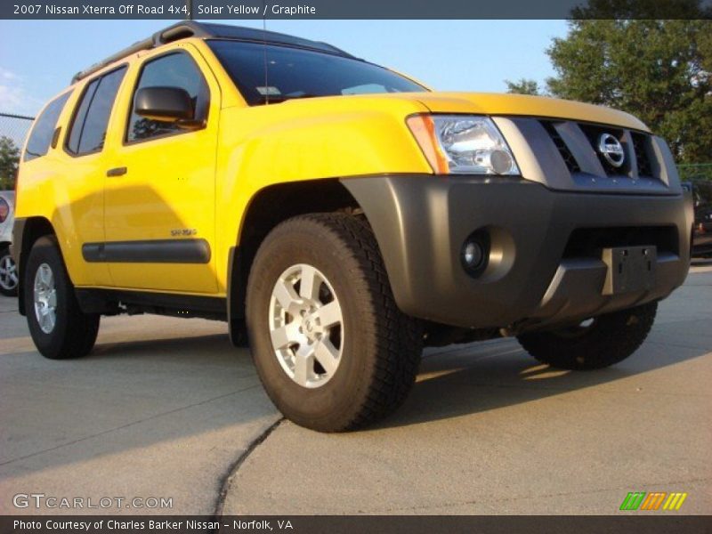 Solar Yellow / Graphite 2007 Nissan Xterra Off Road 4x4