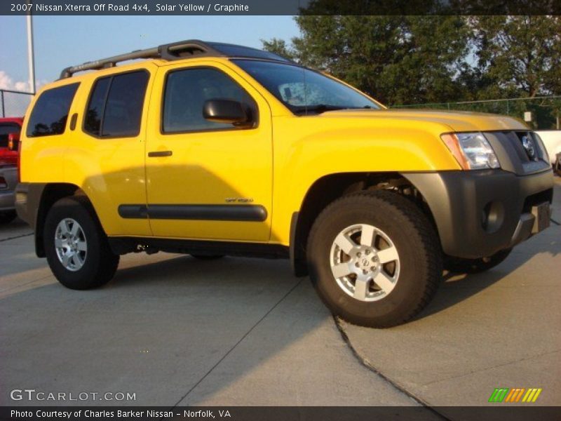 Solar Yellow / Graphite 2007 Nissan Xterra Off Road 4x4