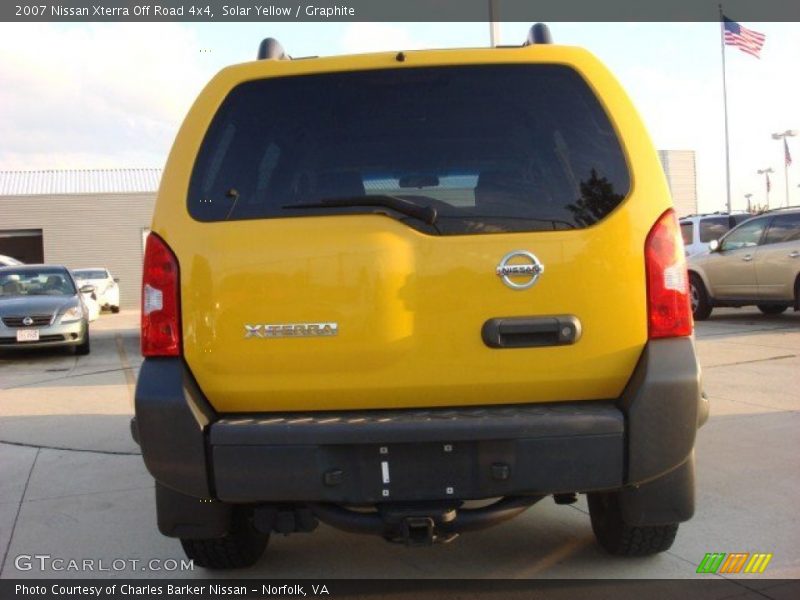 Solar Yellow / Graphite 2007 Nissan Xterra Off Road 4x4