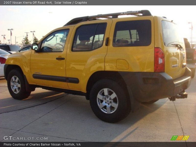 Solar Yellow / Graphite 2007 Nissan Xterra Off Road 4x4