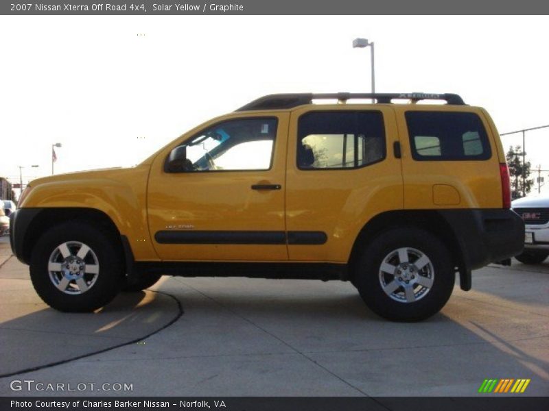 Solar Yellow / Graphite 2007 Nissan Xterra Off Road 4x4