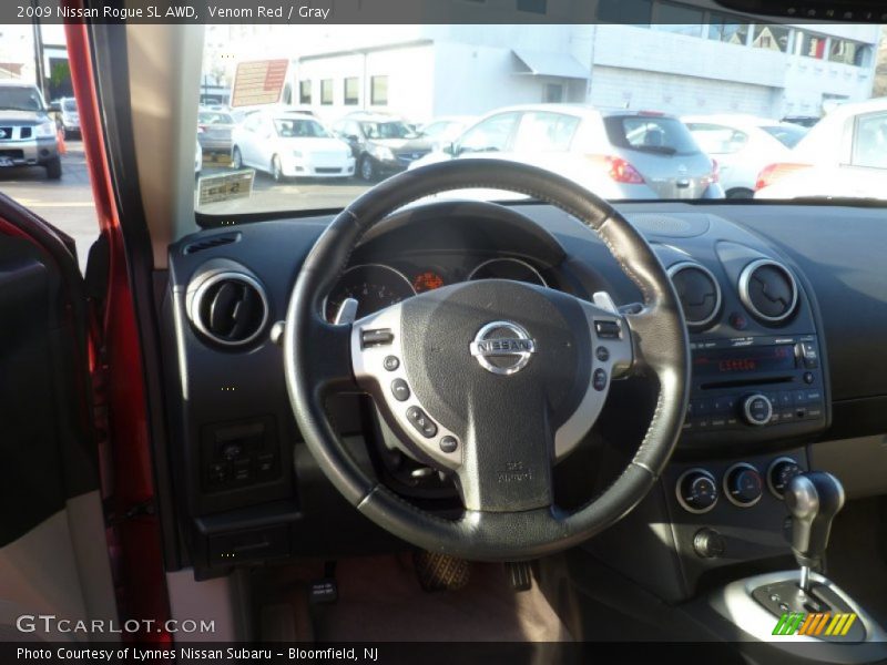 Venom Red / Gray 2009 Nissan Rogue SL AWD