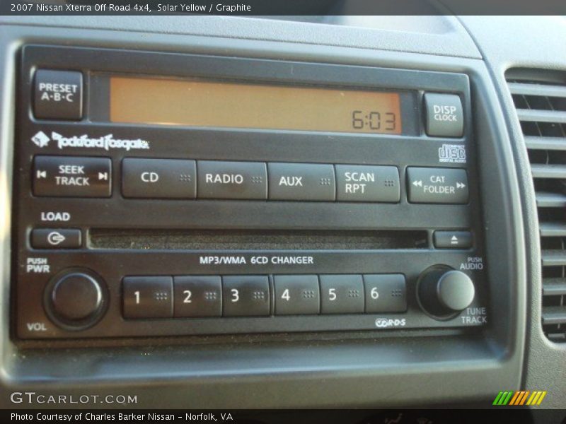 Solar Yellow / Graphite 2007 Nissan Xterra Off Road 4x4