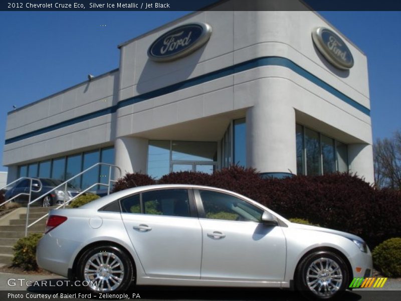 Silver Ice Metallic / Jet Black 2012 Chevrolet Cruze Eco