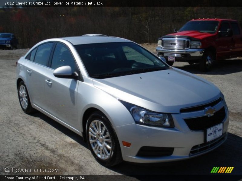 Silver Ice Metallic / Jet Black 2012 Chevrolet Cruze Eco