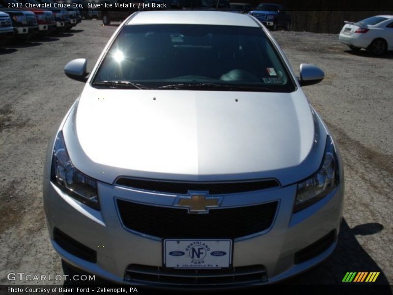 Silver Ice Metallic / Jet Black 2012 Chevrolet Cruze Eco