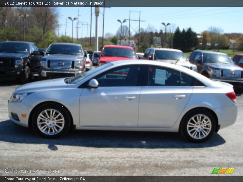 Silver Ice Metallic / Jet Black 2012 Chevrolet Cruze Eco