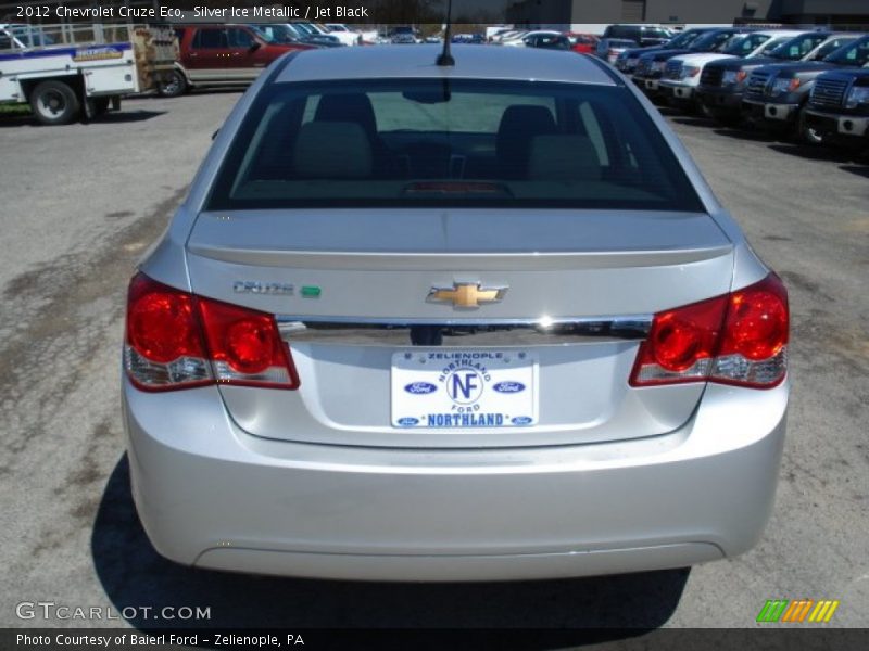 Silver Ice Metallic / Jet Black 2012 Chevrolet Cruze Eco