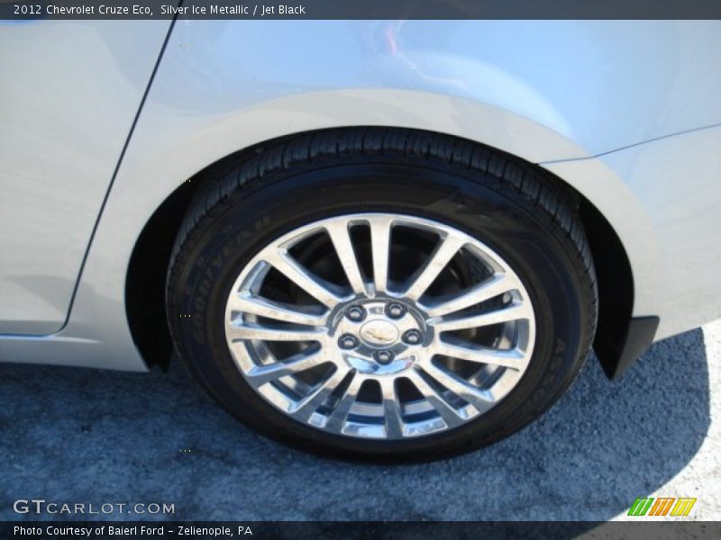 Silver Ice Metallic / Jet Black 2012 Chevrolet Cruze Eco