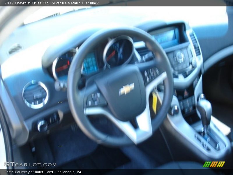 Silver Ice Metallic / Jet Black 2012 Chevrolet Cruze Eco