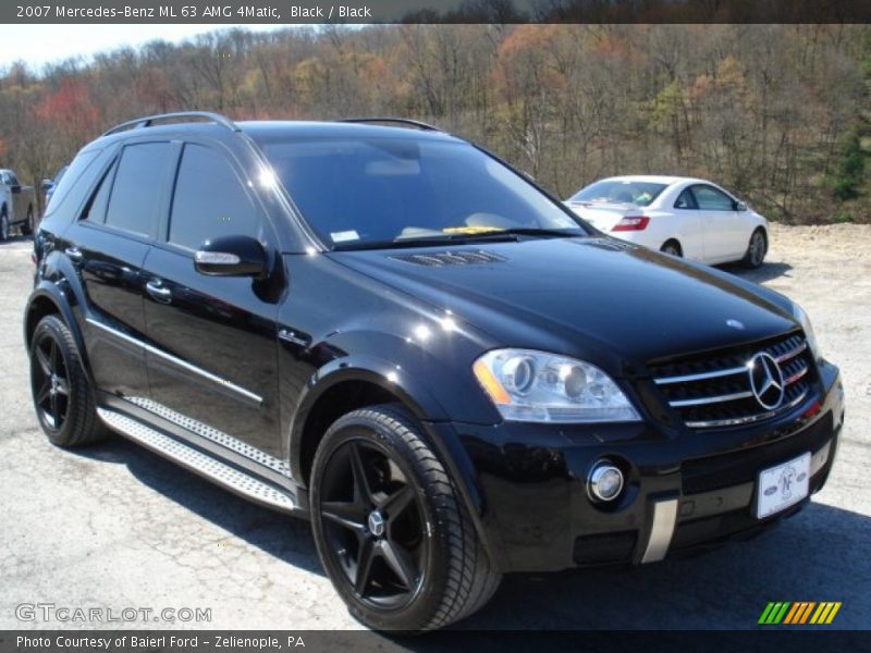 Black / Black 2007 Mercedes-Benz ML 63 AMG 4Matic